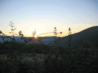 Solnedgang i Chitgnano. Solnedgang i Chitgnano.